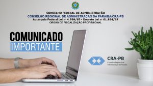 COMUNICADO IMPORTANTE DO CRA-PB