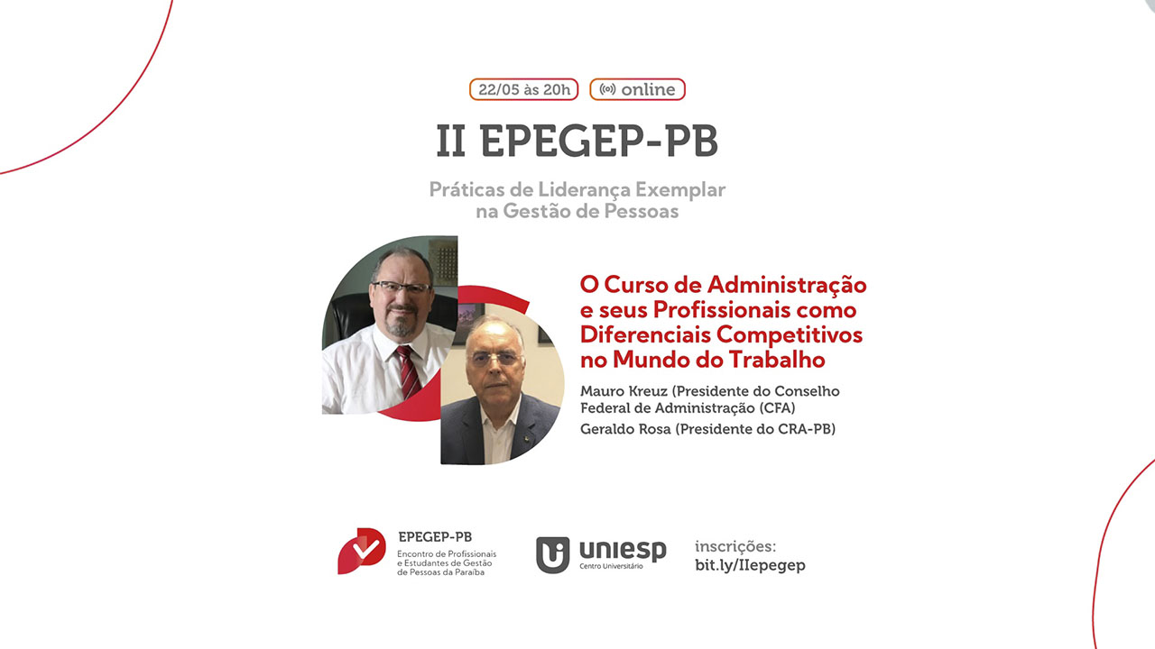 Read more about the article II Encontro de Profissionais e Estudantes de Gestão de Pessoas da Paraíba
