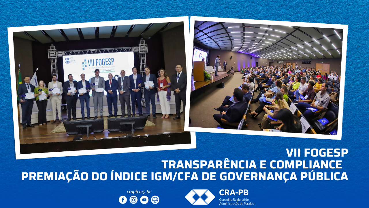 Você está visualizando atualmente VII FOGESP debate inovação e transparência e premia prefeituras que se destacaram no Indice de Governança Municipal (IGM/CFA)