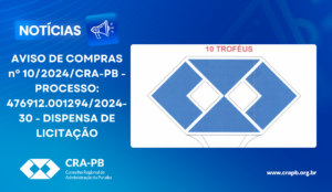 Leia mais sobre o artigo AVISO DE COMPRAS nº 10/2024/CRA-PB – PROCESSO: 476912.001294/2024-30 – DISPENSA DE LICITAÇÃO